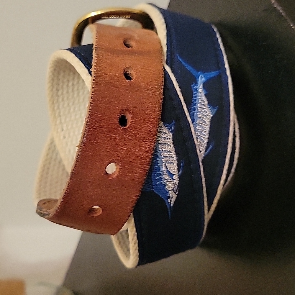 Swordfish Knit Belt Leather Man Ltd. SZ 40